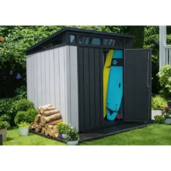 Casetta Keter Artisan 214x216 Addossata con Pavimento Interno