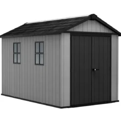 Casetta Keter Newton Plus da Giardino Box in Resina Grigio 230x350 cm