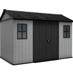Casetta Keter Newton Plus da Giardino Box in Resina Grigio 230x350 cm