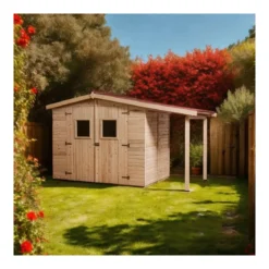 Casetta Legnaia 2.4x1.6 con Pavimento Interno in Legno Pannelli 16 mm Attrezzi