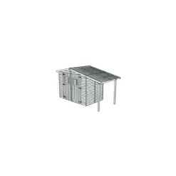 Casetta Legnaia 2.4x1.6 con Pavimento Interno in Legno Pannelli 16 mm Attrezzi