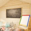 Casetta per Bambini Gioco in Legno 180x112x168 cm con Pavimento