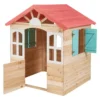 Casetta per Bambini in Legno 115x101x130 cm da Esterno Certificata FSC