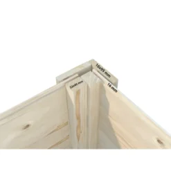 Casetta per Bambini in Legno 233x157 cm da Esterno con Porta Finestre