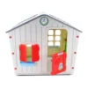 Casetta per Bambini in Plastica da Esterno Giocattolo in Resina Bimbi Giardino