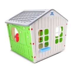 Casetta per Bambini in Plastica da Esterno Giocattolo in Resina Bimbi Giardino