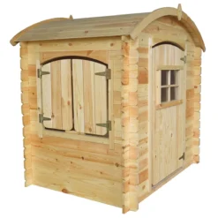 Casetta per Bambini Timbela in Legno Assemblabile da Esterno e Giardino