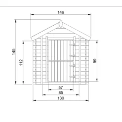 Casetta Timbela per Bambini in Legno con Veranda da Esterno e Giardino