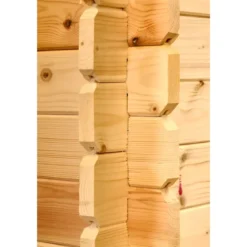 Casetta WC a Secco Legno Abete Persone con Mobilità Ridotta 210x221 cm