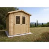 Casetta 2.2x2.2 in Legno 28 mm da Giardino Blockhouse