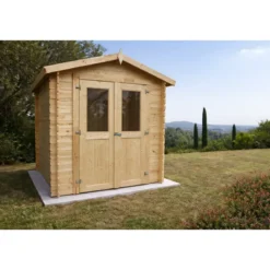Casetta 2.2x2.2 in Legno 28 mm da Giardino Blockhouse