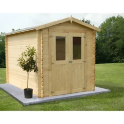Casetta 2.2x2.2 in Legno 28 mm da Giardino Blockhouse