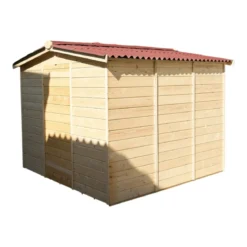 Casetta 2.4x2.4 in Legno Pannelli 16 mm da Giardino Esterno per Attrezzi Rimessa
