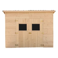 Casetta 2.8x2 in Legno Pannelli 16 mm Senza Pavimento Attrezzi Rimessa Giardino
