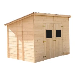 Casetta 2.8x2 in Legno Pannelli 16 mm Senza Pavimento Attrezzi Rimessa Giardino
