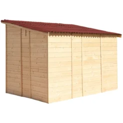 Casetta 2.8x2 in Legno Pannelli 16 mm Senza Pavimento Attrezzi Rimessa Giardino