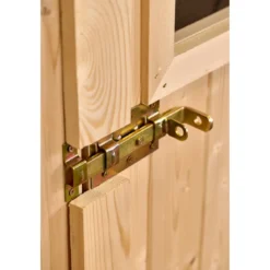 Casetta 2.4x1.6 in Legno Pannelli 16 mm con Pavimento Interno Attrezzi Giardino