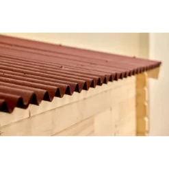 Casetta 2.4x1.6 in Legno Pannelli 16 mm con Pavimento Interno Attrezzi Giardino
