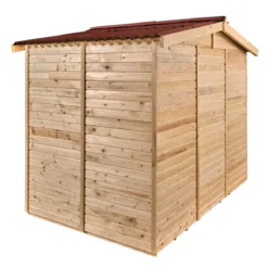 Casetta 2.4x1.6 in Legno Pannelli 16 mm con Pavimento Interno Attrezzi Giardino