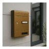 Cassetta Postale in Alluminio Bronzato Componibile per Interno