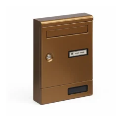 Cassetta Postale in Alluminio Bronzato Componibile per Interno