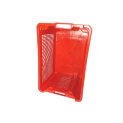 10 Cassette Raccolta Uva 40 Litri Fondo Chiuso per Vendemmia Cesta Multiuso Impilabile