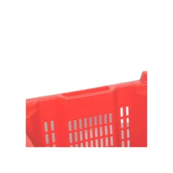 10 Cassette Raccolta Uva 40 Litri Fondo Chiuso per Vendemmia Cesta Multiuso Impilabile