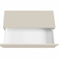 Cassettiera 4 Cassetti Madia in Legno Beige Cachemire Camera Ingresso