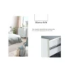 Cassettiera Como Bianco 4 Cassetti Cassettone Camera Letto Cameretta Settimino