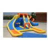 Castelli Gonfiabili per Bambini Acquatico 3 Scivoli Canestro Vasca Giochi Acqua