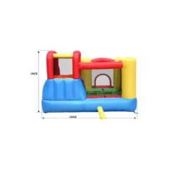 Castello Gonfiabile Acquatico Scivolo Vasca Saltarello Giochi Acqua con Motore