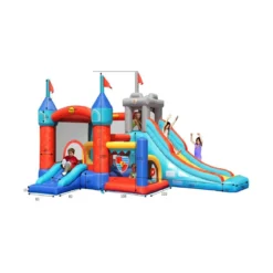 Castello gonfiabile bambini 485x320 13 attività medioevo colorato