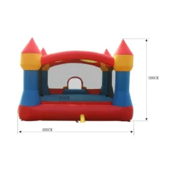 Castello Gonfiabile Gigante Scivolo Gioco Bambini Tappeto Saltarello Medioevo