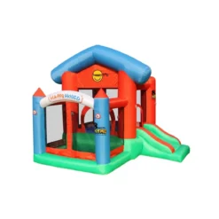 Castello Gonfiabile Musica House Scivolo per Bambini Vasca Palline Saltarello