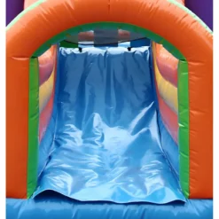 Castello Gonfiabile per Bambini Professionale con Scivolo e Ostacoli