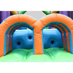 Castello Gonfiabile per Bambini Professionale con Scivolo e Ostacoli