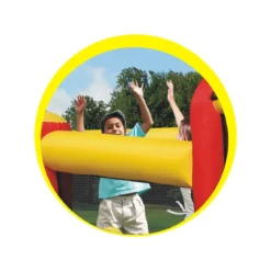 Castello Gonfiabile Scivolo per Bambini Gioco Vasca Palline Giardino Saltarello