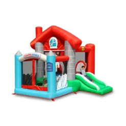 Castello Gonfiabile Scivolo Bambini Vasca Palline Saltarello Feste Compleanno