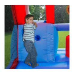 Castello Gonfiabile Scivolo per Bambini Big House Gioco Vasca Palline Saltarello