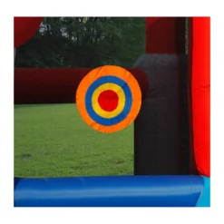Castello Gonfiabile Scivolo per Bambini Big House Gioco Vasca Palline Saltarello