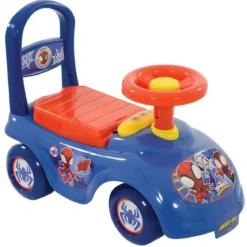 Cavalcabile Bambini Spiderman Marvel Portaoggetti Telefono Giocattolo