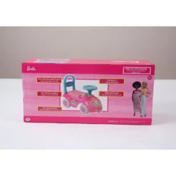 Cavalcabile per Bambini Barbie Rosa Portaoggetti Telefono Giocattolo