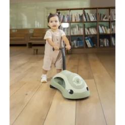 Cavalcabile per Bambini Girello Ride On 100% Ecologico Verde 20 kg