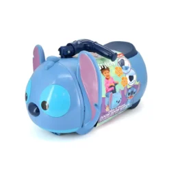 Cavalcabile per Bambini Stitch Celeste con Luci Suoni Ruota Piroettante