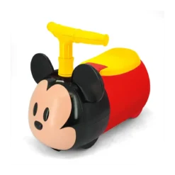 Cavalcabile per Bambini Topolino con Suoni Luci e Portaoggetti Rosso