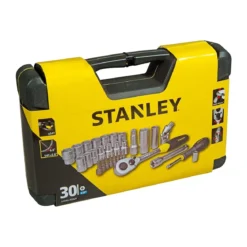 Chiavi a Bussola Stanley con Valigetta Attrezzi Professionale 1/2 Cricchetto