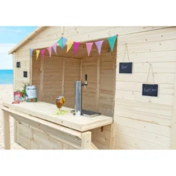 Chiosco Casetta in Legno 310x300 a Pannelli 19 mm Capanno da Giardino Spiaggia