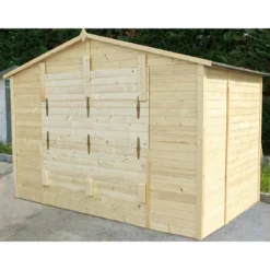 Chiosco Casetta in Legno 310x300 a Pannelli 19 mm Capanno da Giardino Spiaggia