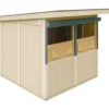 Chiosco in Legno 2x2 m Marrone a Pannelli LP SmartSide Mercatini Fiere