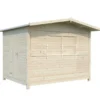 Chiosco Pieghevole in Legno 298x228x245 cm con Pavimento per Eventi